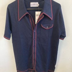 Madcap England Navy Button Down
